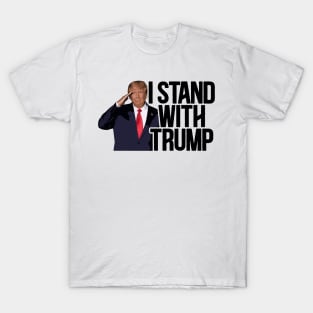 I Stand with Trump The President of US. T-Shirt